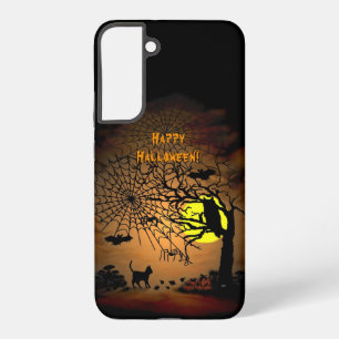 Funda Para Samsung Galaxy S22+ Noche de Halloween, ¡Feliz Halloween!