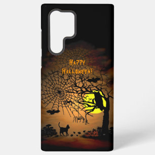 Funda Para Samsung Galaxy S22 Ultra Noche de Halloween, ¡Feliz Halloween!
