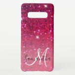 Funda Para Samsung Galaxy S10  Nombre de las parqueas de Purpurina rosado y rojo<br><div class="desc">Presentamos nuestro producto sensacional: Modern Red & Pink Purpurina Sparkles! Añade un toque de glamour y pizzería a tu vida con estos brillantes purpurinas fascinantes, diseñados para cautivar y deslumbrar a todos los que les ponen la mirada. Ya sea que esté buscando adornar sus pertenencias personales, crear artesanías impresionantes o...</div>
