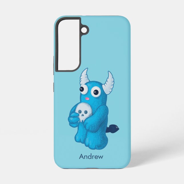 Funda Para Samsung Galaxy Nombre del niño del Gótico Kawaii, creepe y lindo  (Reverso )