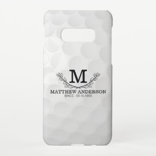 Funda Para Samsung Galaxy S10E Nombre del patrón de bola de golf personalizado an