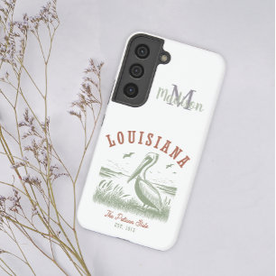 Funda Para Samsung Galaxy S22 Nombre inicial del estado de Pastel Pelican Louisi