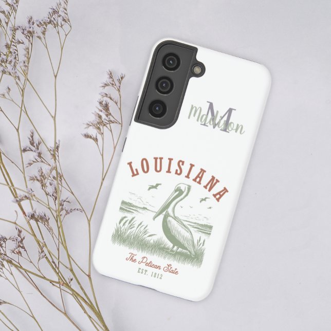 Funda Para Samsung Galaxy Nombre inicial del estado de Pastel Pelican Louisi (Subido por el creador)