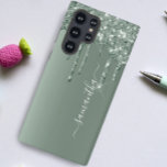Funda Para Samsung Galaxy S10 Nombre manuscrito Aspecto del Purpurina Metalizado<br><div class="desc">El diseño es una foto y los fundas no están hechos con purpurinas, secuencias, metales o bosques reales. Este diseño también está disponible en otros modelos de teléfono. Elija Tipo de dispositivo para ver otros fundas de iPhone, Samsung Galaxy o Google. Algunos estilos se pueden cambiar seleccionando Estilo si se...</div>