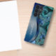 Funda Para Samsung Galaxy Nombre moderno fractal azul manuscrito (Subido por el creador)