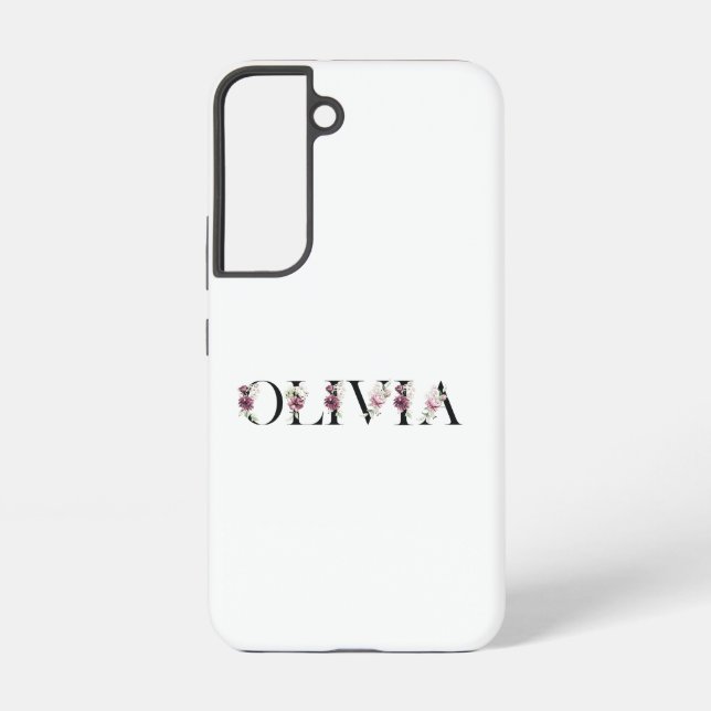 Funda Para Samsung Galaxy Nombre Olivia (Reverso )