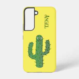 Funda Para Samsung Galaxy S22 Nombre personalizado de Cactus Happy Day of the De