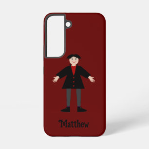 Funda Para Samsung Galaxy S22 Nombre personalizado del vampiro de Halloween