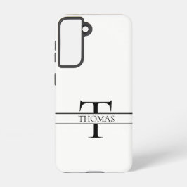 Funda Para Samsung Galaxy S21 Nombre personalizado monogramado elegante