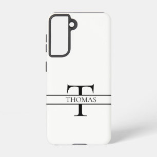 Funda Para Samsung Galaxy S21 Nombre personalizado monogramado elegante