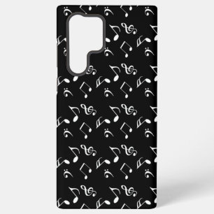 Funda Para Samsung Galaxy S22 Ultra notas de música negras