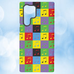 Funda Para Samsung Galaxy S22 Ultra Notas musicales Patrón de arte pop colorido<br><div class="desc">¿Eres un fan de los estuches de los teléfonos temáticos? ¿Te gustan los patrones de arte pop? Este estuche de teléfono tiene un colorido patrón de arte pop de notas musicales hechas en amarillo,  verde,  púrpura,  azul,  rojo y negro.</div>