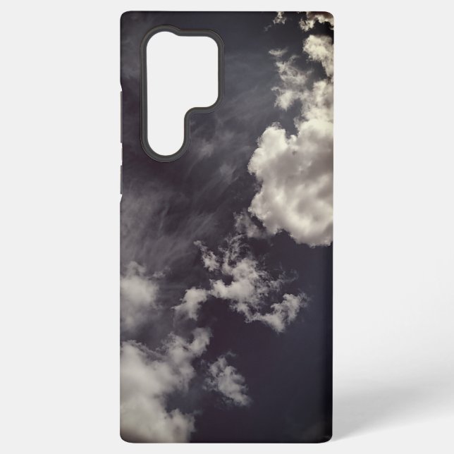 Funda Para Samsung Galaxy Nubes de metal (Reverso )