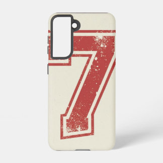 Funda Para Samsung Galaxy S21 número de la suerte siete