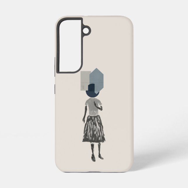 Funda Para Samsung Galaxy objet_14_una mujer_1 (Reverso )