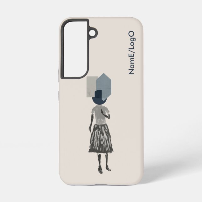 Funda Para Samsung Galaxy objet_14_una mujer_1 (Reverso )