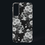 Funda Para Samsung Galaxy S22  Ocultos en los rosas 3<br><div class="desc">Flores de Rosa,  ratones y serpientes pintadas a mano en Ps e Illustrator,  patrón sin fisuras</div>
