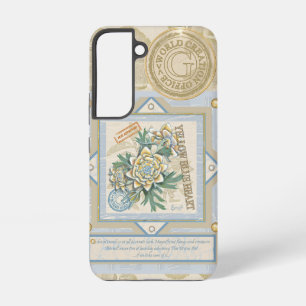 Funda Para Samsung Galaxy S22 Oficina de Creaciones G flor amarilla