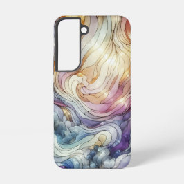 Funda Para Samsung Galaxy S22 Ola de vidrio teñido