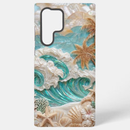 Funda Para Samsung Galaxy S22 Ultra Ola del Océano Tropical