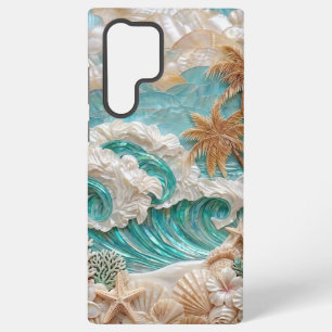 Funda Para Samsung Galaxy S22 Ultra Ola del Océano Tropical