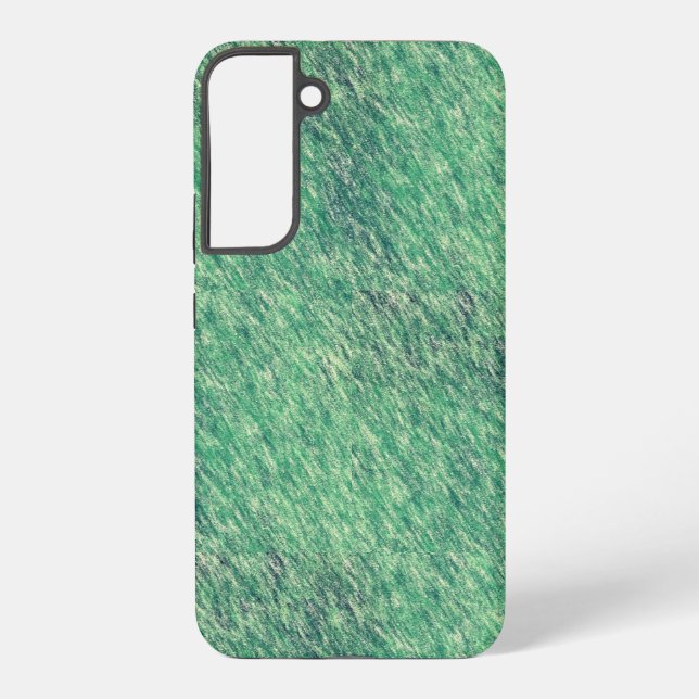 Funda Para Samsung Galaxy Olas De Verde (Reverso )