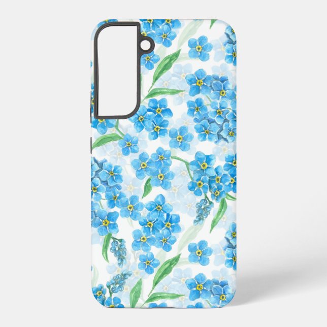 Funda Para Samsung Galaxy Olvídate de las flores acuarelas (Reverso )