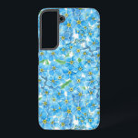 Funda Para Samsung Galaxy S22  Olvídenme de la acuarela<br><div class="desc">Olvídate de mí no flores acuarela patrón hecho en Photoshop.</div>