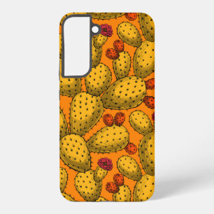 Funda Para Samsung Galaxy S22+ Opuntia florida en amarillo