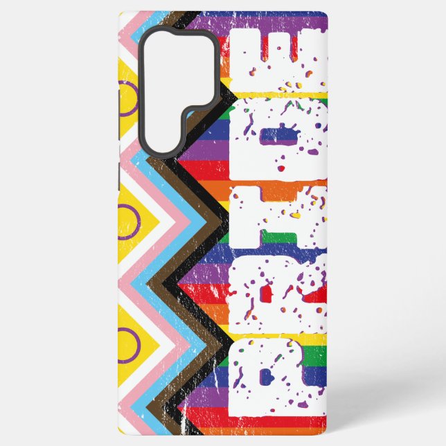 Funda Para Samsung Galaxy Orgullo Progresista LGBTQ  (Reverso )
