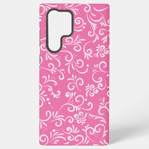 Funda Para Samsung Galaxy S22 Ultra Ornamental rosa bonito y lindo