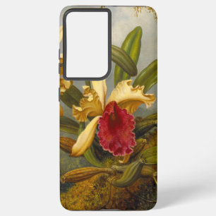 Funda Para Samsung Galaxy S21 Ultra Orquids y Hummingbird Heade