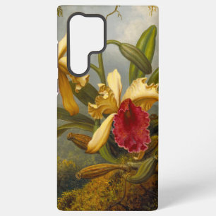 Funda Para Samsung Galaxy S22 Ultra Orquids y Hummingbird Heade