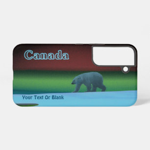 Funda Para Samsung Galaxy S22 Oso Polar de Luces Polares