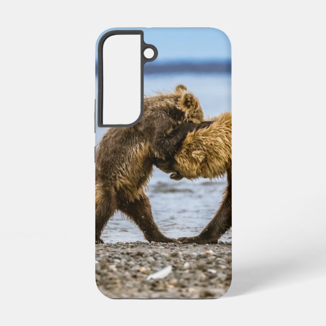 Funda Para Samsung Galaxy Osos marrones costeros (Reverso )