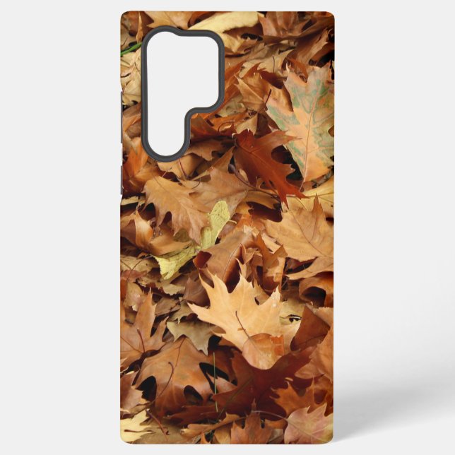 Funda Para Samsung Galaxy otoño, hojas secas (Reverso )