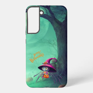 Funda Para Samsung Galaxy S22+ Otoño/otoño/araña/bruja/halloween