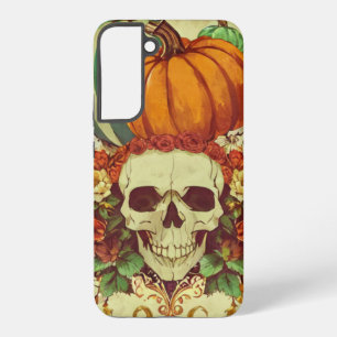 Funda Para Samsung Galaxy S22+ Otoño/otoño/Halloween/calabaza/esqueleto