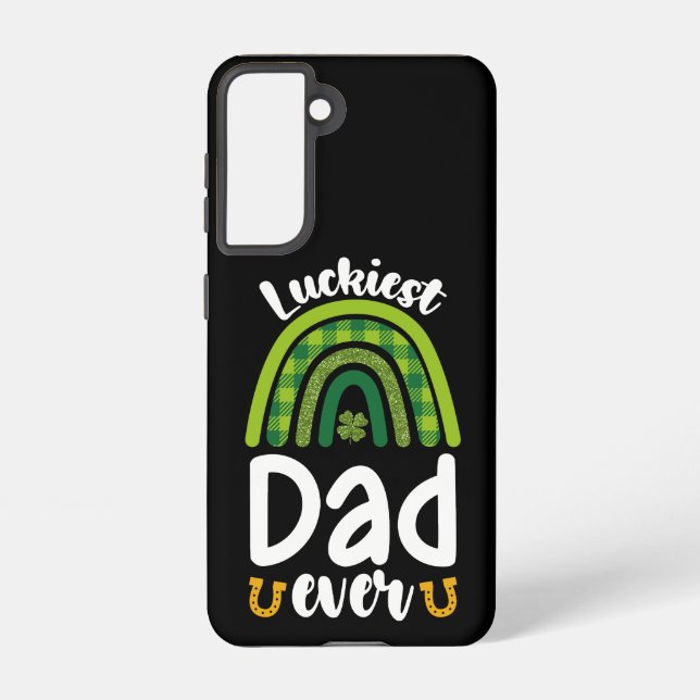 Funda Para Samsung Galaxy Padre más afortunado del Día de San Patricio (Reverso )
