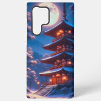 Pagoda Mística Bajo el Cielo Lunar