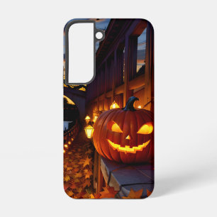 Funda Para Samsung Galaxy S22 Paisaje de Halloween Cuatro