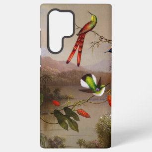 Funda Para Samsung Galaxy S22 Ultra Paisaje tropical con diez colibríes Heade