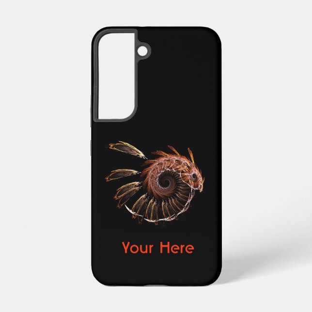 Funda Para Samsung Galaxy Pájaro de fuego fractal (Reverso )