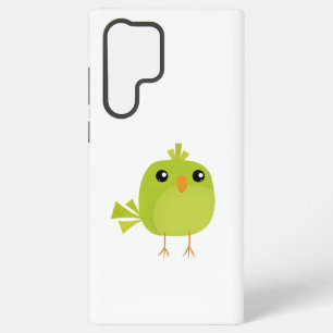 Funda Para Samsung Galaxy S22 Ultra Pájaro Verde Dibujos Animados