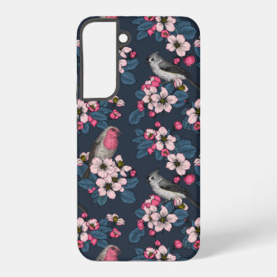 Funda Para Samsung Galaxy S22+ Pájaros y flores