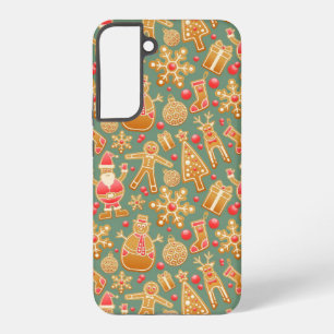 Funda Para Samsung Galaxy S22+ Pan de jengibre/galletas/Navidades