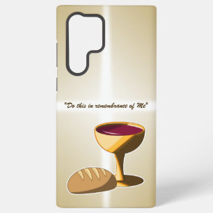 Funda Para Samsung Galaxy S22 Ultra Pan y vino La última comunión de Pascua de la cena