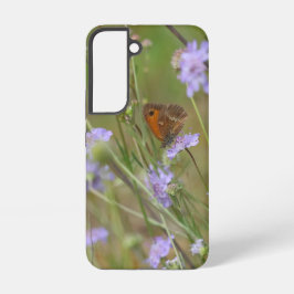 Funda Para Samsung Galaxy S22 Papillon et fleurs