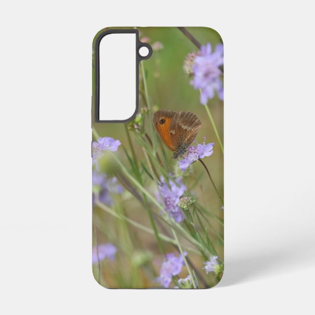 Funda Para Samsung Galaxy Papillon et fleurs (Reverso )