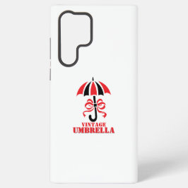 Funda Para Samsung Galaxy S22 Ultra Paraguas Vintage Elegante con Diseño de Lazo de Ci